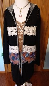 Gimmicks by BKE  flyaway cardigan sweater duster